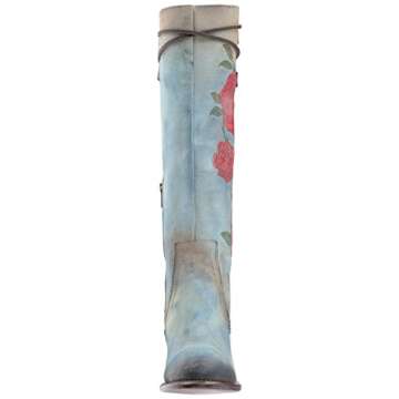 Freebird Women's Fb-Cyrus Slouch Boot - Stylish Denim Multi Footwear