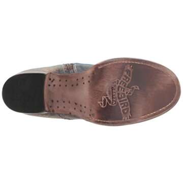 Freebird Fb-Cyrus Slouch Boot - Trendy Denim Blue for Women