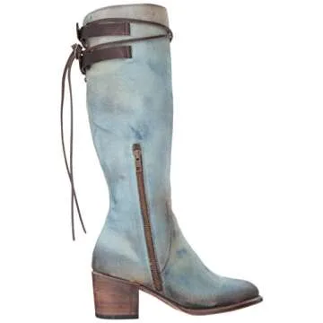 Freebird Fb-Cyrus Slouch Boot - Trendy Denim Blue for Women