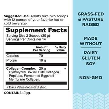 Ancient Nutrition Unflavored Collagen Peptides, 9.88 OZ