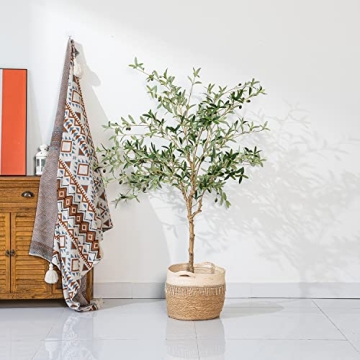 Stunning Phimos 5FT Artificial Olive Tree for Elegant Decor