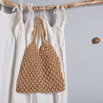Stylish Beach Straw Handbag for Summer Adventures