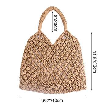 Stylish Beach Straw Handbag for Summer Adventures