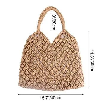 Stylish Beach Straw Handbag for Summer Adventures