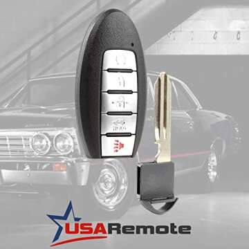 Fits 2013-2015 Nissan Altima Smart Key Fob Keyless Entry Remote (KR5S180144014)