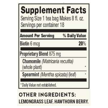 Celestial Seasonings Sleepytime Biotin Tea for Beauty