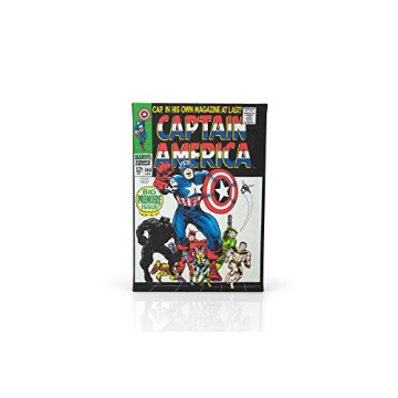 Captain America #100 Comic Canvas Art - Premium Collectible Poster