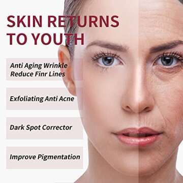 YAFUSIPE AHA 30% + BHA 2% Peeling Solution Exfoliating Chemical Skin Peel for Face at Home Facial Mask Red Peel BHA Liquid Exfoliant Acid Peels Salicylic Acid Exfoliators 1Floz