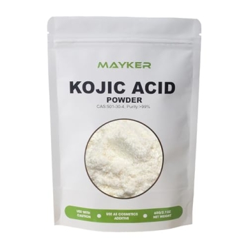 MAYKER Pure Kojic Acid Powder 2.1oz (60g), Natural Skin Whitening & Lightening Ingredient