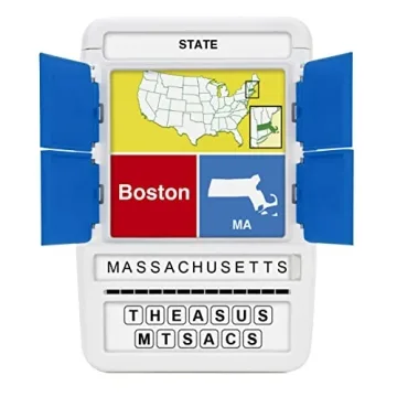 100 PICS US States & Capitals Flash Cards for Kids and Adults