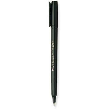PILOT Extra Fine Point Permanent Markers, Black Ink, 12-Pack (44102)