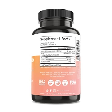 Thomas Myo & D Chiro Inositol Supplement for Women