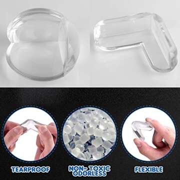 Safety Corner Protectors for Baby Proofing Furniture