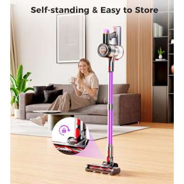 VIAFLY Cordless Vacuum Cleaner for Home Use