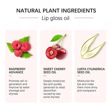 Hydrating Lip Glow Oil for Nourished, Glossy Lips
