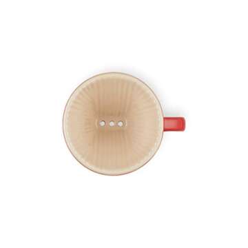 Le Creuset Stoneware Pour Over Coffee Cone in Cerise