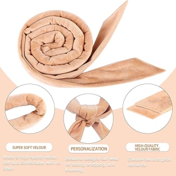 Heatless Velvet Hair Curlers for Healthy Curls Overnight