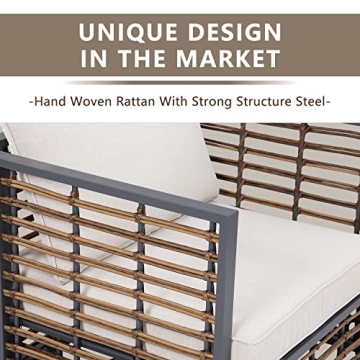 Luxury Rattan Outdoor Furniture Set with Multifunctional Table