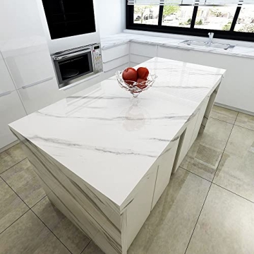 YENHOME 30x118 Inch Waterproof Marble Contact Paper