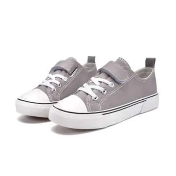 Zoroadke Kids Adjustable Canvas Sneakers for Active Play