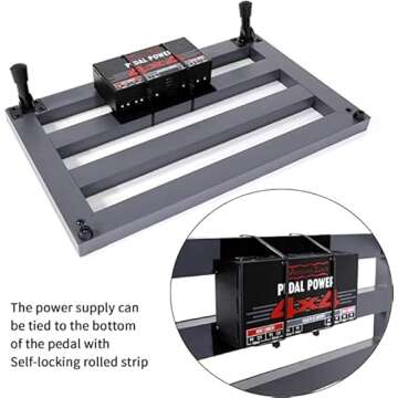 Ghost Fire Guitar Pedal Board Aluminum Alloy Portable Pedalboard