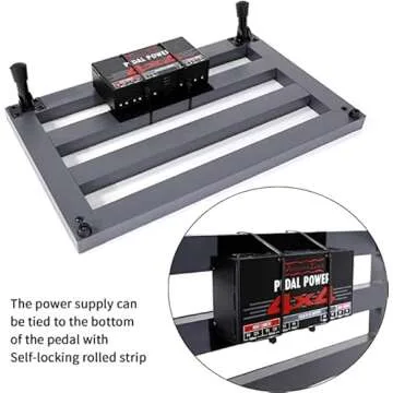 Ghost Fire Guitar Pedal Board Aluminum Alloy Portable Pedalboard