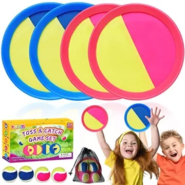 pigipigi Toss and Catch Ball Games: Outdoor Beach Toys for Kids Age 3-12 Years Old Boys Girls Birthd...
