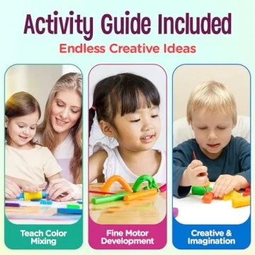 Hygloss Non-Toxic White Modelling Dough for Kids Arts & Crafts