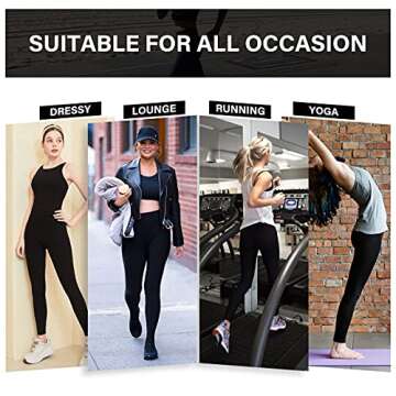 HIGHDAYS High Waisted Leggings for Women - Soft Opaque Slim Printed Pants for Running Cycling Yoga