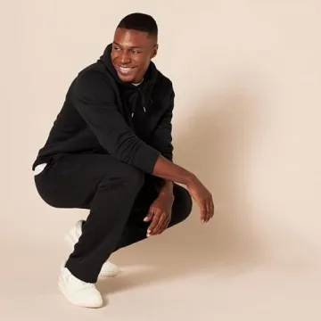 Fleece Open Bottom Sweatpants for Men in Big & Tall