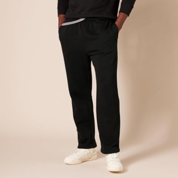 Fleece Open Bottom Sweatpants for Men in Big & Tall