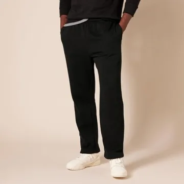 Fleece Open Bottom Sweatpants for Men in Big & Tall