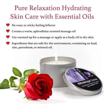 Delightful LOVE PLAY Massage Oil Candle for Pure Relaxation