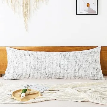 Ubauba Bamboo Memory Foam Body Pillow for Side Sleepers