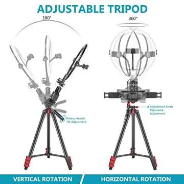 Neewer 10-Inch Selfie Ring Light with Tripod Stand, 3 Phone Holders, LED Ring Light with Soft Tube & Remote Kit: 3 Mode Lights and 10-Level Brightness for Makeup, YouTube/TikTok Video, Live Streaming