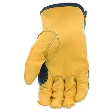 John Deere JD00008-XL Deerskin Leather Driver Gloves