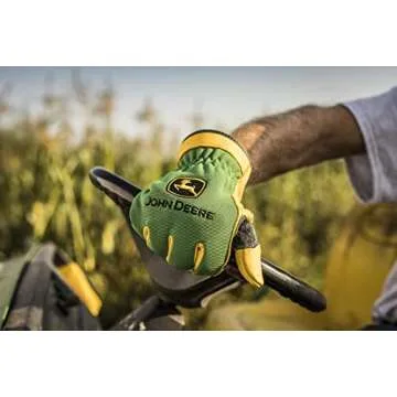 John Deere JD00008-XL Deerskin Leather Driver Gloves