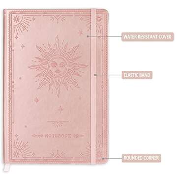 Artfan Ruled Notebook - Premium Faux Leather Journal