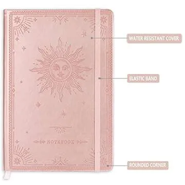 Artfan Ruled Notebook - Premium Faux Leather Journal