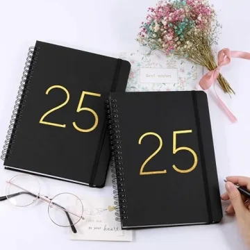 2025 Weekly Monthly Planner with Tabs & Pocket