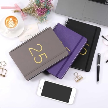 2025 Weekly Monthly Planner with Tabs & Pocket