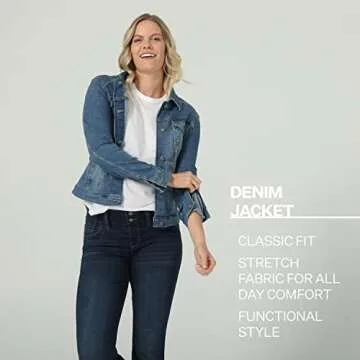 Riders by Lee Indigo Women's Stretch Denim Jacket