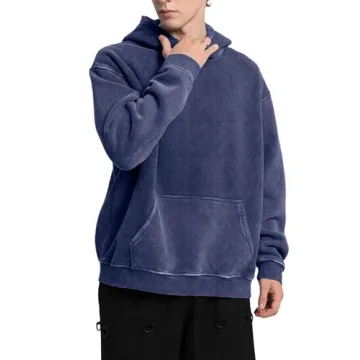 FAIABLE Mens Hoodies Pullover for Winter Comfort