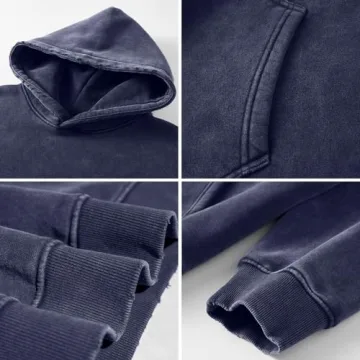FAIABLE Mens Hoodies Pullover for Winter Comfort