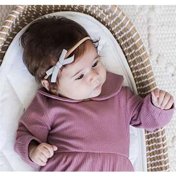 Sugarmelon Velvet Bow Headbands for Infants Girls