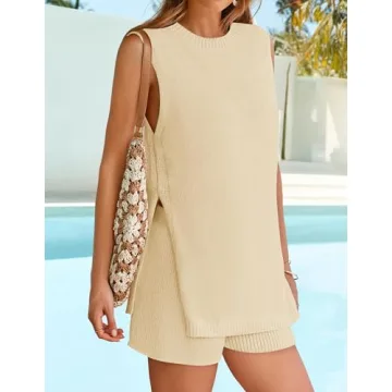 Stylish ZESICA Summer Two Piece Lounge Set for Relaxation