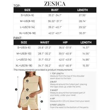 Stylish ZESICA Summer Two Piece Lounge Set for Relaxation