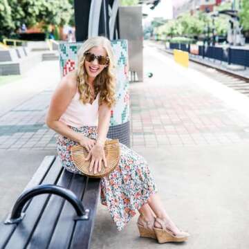 PRETTYGARDEN Women Bohemian Skirt for Summer Style