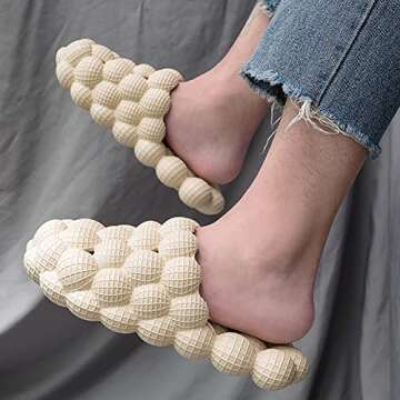Tkieio Lychee Slippers - EVA Massage Sandals for Everyone