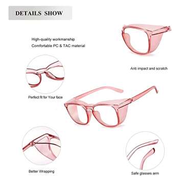 Kepoita Anti Fog Safety Glasses for Men Women UV Protection